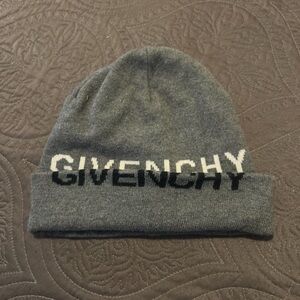 Givenchy Gray and White Hat